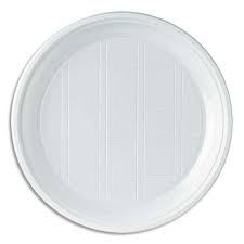 Assiette plastique 22 cm - 100 pcs FS